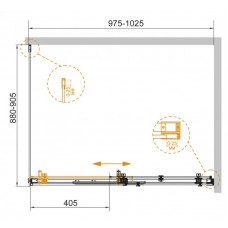 Душевой уголок CEZARES STYLUS-SOFT-AH-1