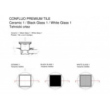Точечный трап PESTAN Confluo Standard Ceramic