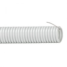 Труба пластиковая гофрированная Труба гофр.ПВХ 20 с зондом (бухта 100м)