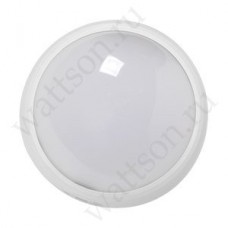 Светильник ДПО 1801 в пластиковом корпусе белый круг LED 12 x 1 Вт, IP54