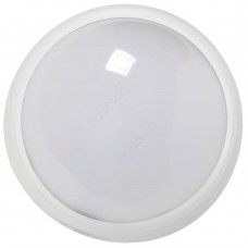 Светильник ДПО 3030Д светодиодный 12Вт 4500K IP54 круг белый пластик с ДД