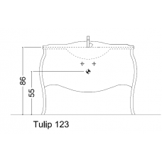 Мебель для ванной CEZARES TULIP  123