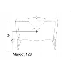 Мебель для ванной CEZARES MARGOT 128