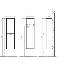 Шкаф подвесной BELBAGNO ANCONA-N-1500