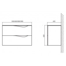 Мебель для ванной комнаты  BELBAGNO CLIMA BB900JH1C/CV