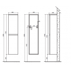 Шкаф подвесной BELBAGNO ENERGIA-N-1700