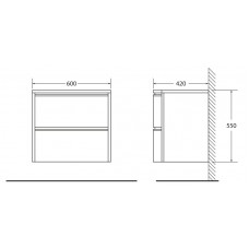 Мебель для ванной комнаты BELBAGNO PROSPERO