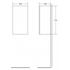 Шкаф подвесной BELBAGNO REGINA-750