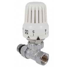 Клапан термостатический для радиатора Комплект: клапан для радиатора прямой 1/2