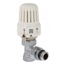 Клапан термостатический для радиатора Комплект: клапан для радиатора угловой 1/2