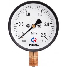 КИП Манометр ТМ-510Р.05 (0 - 1MPa) 100 мм.нижн.подкл.G1/2.класс 1,5