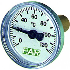 Термометр 0-120°C, зонд 36 мм,O 40 мм, торцевое соединение 3/8