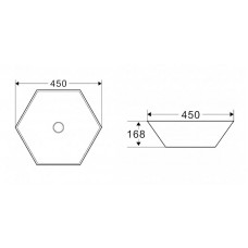 Раковина накладная BELBAGNO BB1140