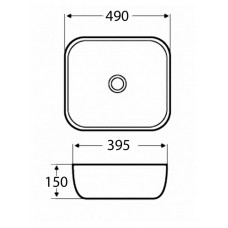 Раковина накладная BELBAGNO BB2143