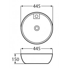 Раковина накладная BELBAGNO BB3218