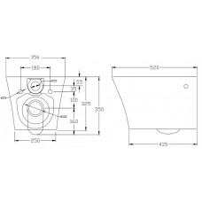 Унитаз подвесной BELBAGNO FLAY-R