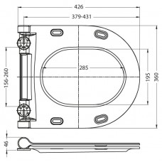 Унитаз подвесной BELBAGNO FLAY-R