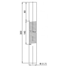 Труба гибкая для раковины, 30 см  Articoli Vari CZR-ST-01(02,03)