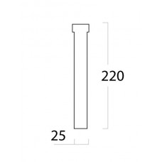 Удлинитель душевой колонны, 20 см  CEZARES  Articoli Vari CZR-PCD20