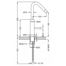 Смеситель для раковины CEZARES ECO-LSM2