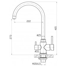 Смеситель для кухни BELBAGNO BB-LAM15A-IN