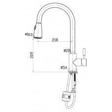 Смеситель для кухни BELBAGNO BB-LAM31-IN