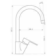 Смеситель для кухни BELBAGNO LOYD LOY-LAM-CRM