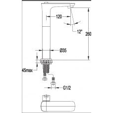 Смеситель для раковины CEZARES TESORO-LC-01