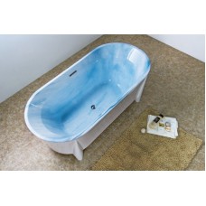Ванна акриловая отдельностоящая  BELBAGNO BB40-1700-MARINE